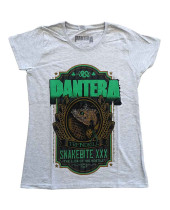 Pantera - Snakebite XXX Label (Heather Grey) (dámské tričko)