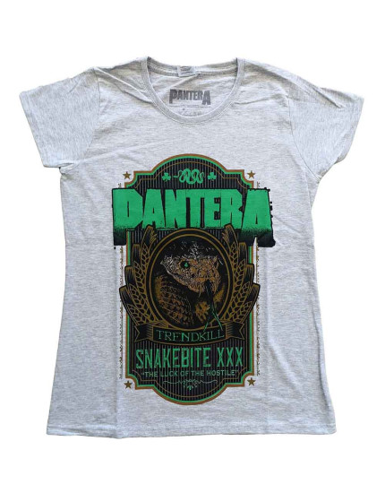 Pantera - Snakebite XXX Label (Heather Grey) (dámské tričko) obrázok 1