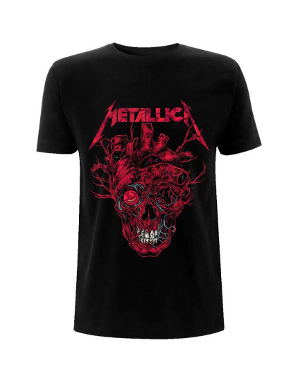Metallica - Heart Skull (Black) (tričko) obrázok 1