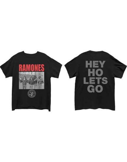 Ramones - Cage Photo (Black) (Back Print) (tričko) obrázok 1