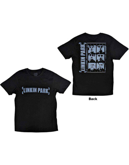 Linkin Park - Meteora Portraits (Black) (Back Print) (tričko) obrázok 1