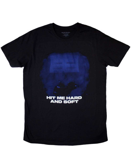 Billie Eilish - Hit Me Hard And Soft Blue Lines (Black) (tričko) obrázok 1