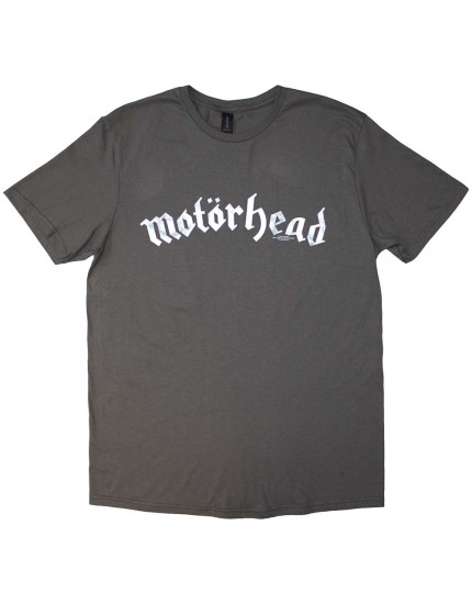 Motorhead - Distressed Logo (Charcoal Grey) (tričko) obrázok 1