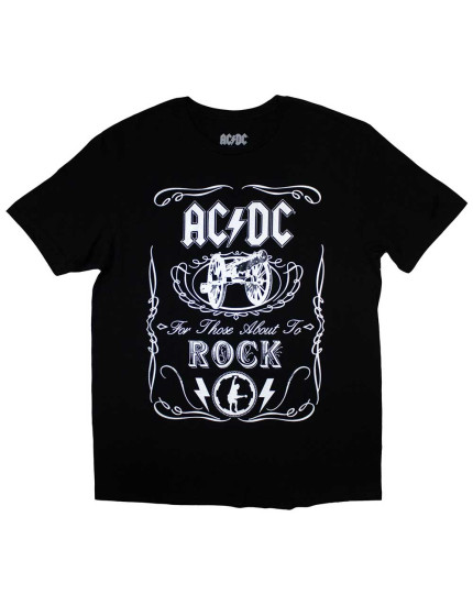 AC/DC - Vintage Cannon Swig (Black) (dětské tričko) obrázok 1
