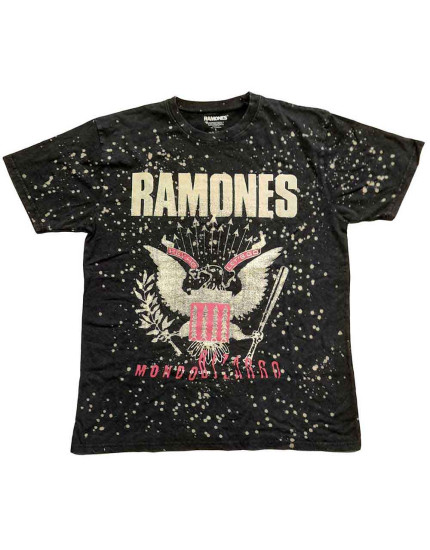 Ramones - Eagle (Black) (Wash Collection) (tričko) obrázok 1