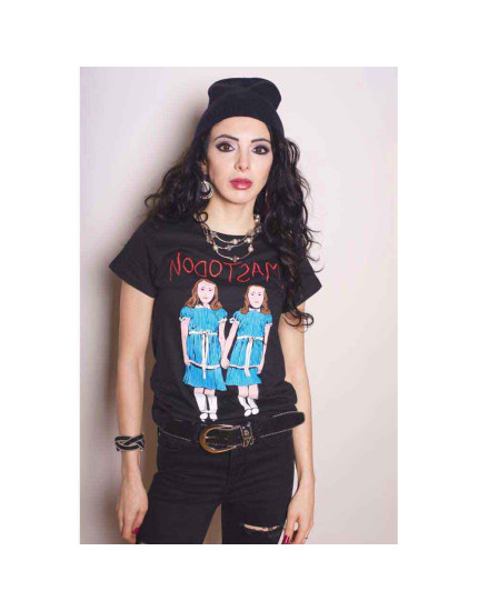 Mastodon - Twins (Black) (dámské tričko) obrázok 1