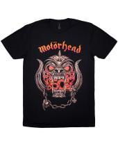 Motorhead - 50 Years Warpig Red Gradient (Black) (tričko)