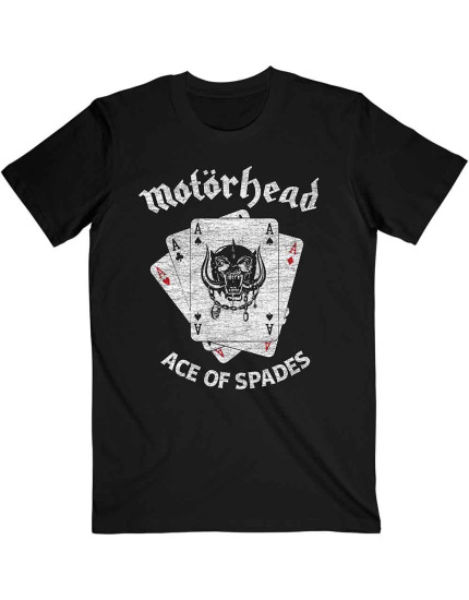 Motorhead - Flat War Pig Aces (Black) (tričko) obrázok 1