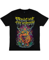 Bring Me The Horizon - Smoking Dinosaur (Black) (tričko)