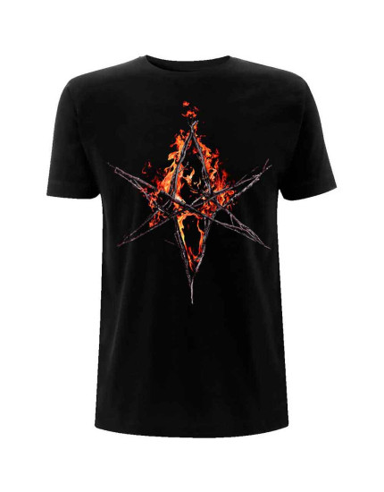 Bring Me The Horizon - Flaming Hex (Black) (tričko) obrázok 1