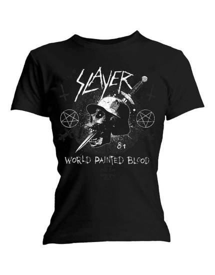 Slayer - Dagger Skull (Black) (dámské tričko) obrázok 1