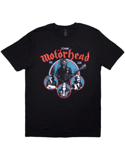 Motorhead - 50 Years Lemmy Circles (Black) (tričko) obrázok 1