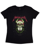 Metallica - Santa Horns (Black) (dámské tričko)