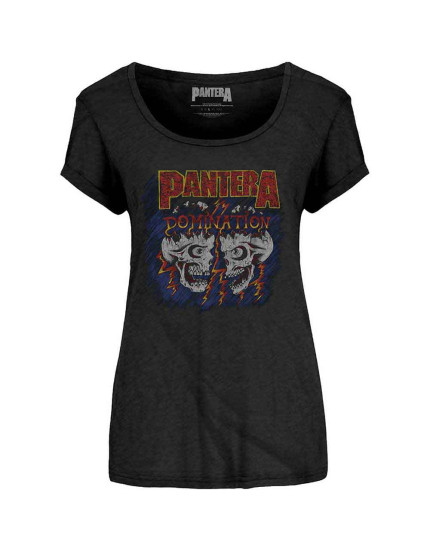 Pantera - Domination (Black) (dámské tričko) obrázok 1