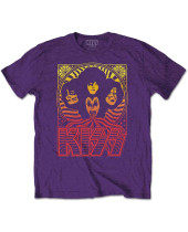 KISS - Gradient Group (Purple) (tričko)