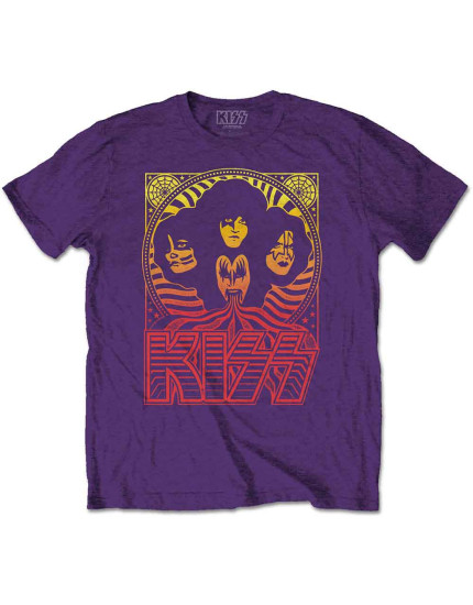 KISS - Gradient Group (Purple) (tričko) obrázok 1