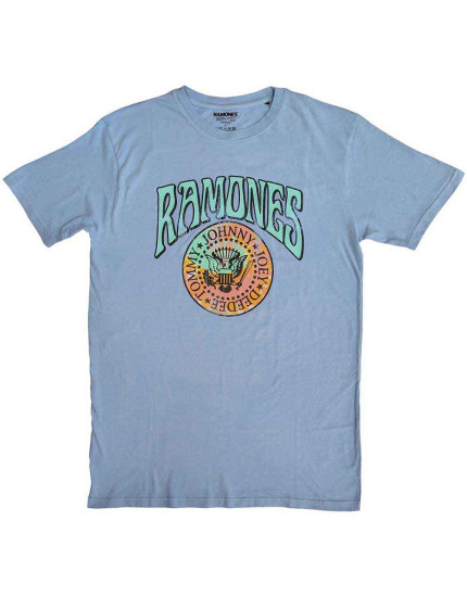 Ramones - Crest Psych (Light Blue) (tričko) obrázok 1