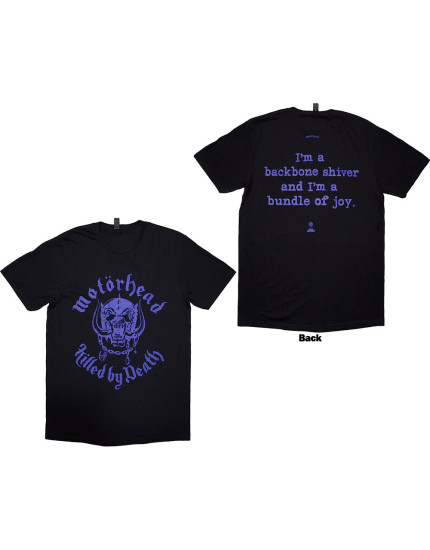 Motorhead - Killed By Death Lyric (Back Print) (tričko) obrázok 1