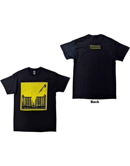 Metallica - 72 Seasons Burnt Crib (Black) (Back Print) (tričko) obrázok 1