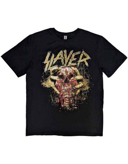 Slayer - Skull Clench (Black) (tričko) obrázok 1