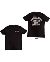 Metallica - Nothing Else Matters (Black) (Back Print) (tričko)