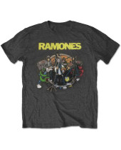 Ramones - Road to Ruin (Charcoal Grey) (tričko)