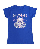 Def Leppard - Pour Some Sugar On Me Skull Tour 2019 (Blue) (Ex-Tour) (dámské tričko)