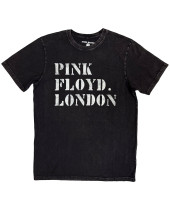 Pink Floyd - Stencil Logo (Stone Wash) (tričko)
