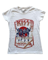 KISS - Destroyer Tour '78 (White) (dámské tričko)