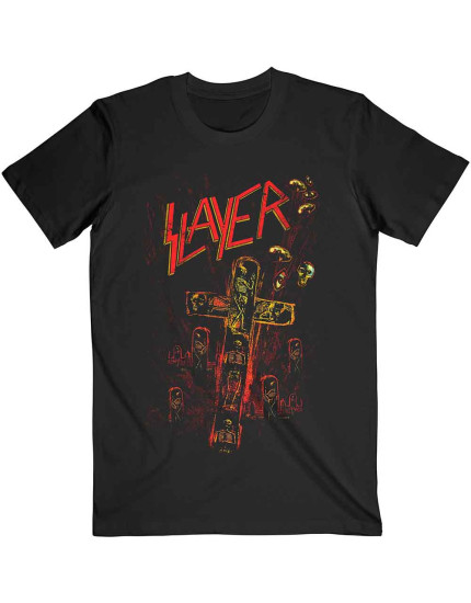Slayer - Blood Red (Black) (tričko) obrázok 1