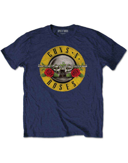 Guns N Roses - Classic Logo (Navy Blue) (dětské tričko) obrázok 1