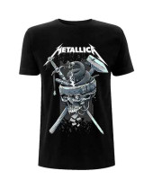 Metallica - History White Logo (Black) (tričko)