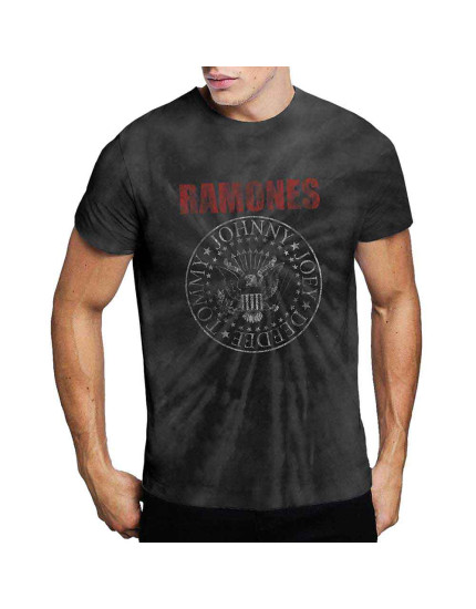 Ramones - Presidential Seal 2 (Black) (Wash Collection) (tričko) obrázok 1