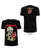 Metallica - Heart Explosive (Black) (Back Print) (tričko)
