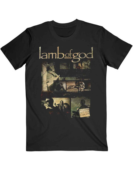Lamb Of God - Album Collage (Black) (tričko) obrázok 1