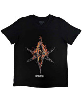 Bring Me The Horizon - Flame Hex & Text Logo (Black) (tričko)