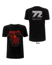 Metallica - Skull Screaming Red 72 Seasons (Back Print) (tričko)