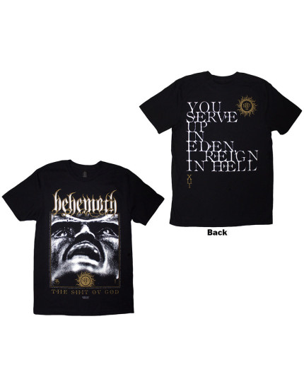 Behemoth - The Shit Ov God Reign In Hell (Back Print) (tričko) obrázok 1