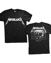 Metallica - Master of Puppets Photo (Black) (Back Print) (tričko)