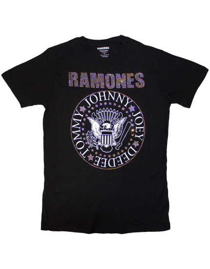 Ramones - Presidential Seal (Black) (Embellished) (dámské tričko) obrázok 1