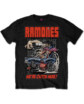 Ramones - Outta Here (Black) (tričko)