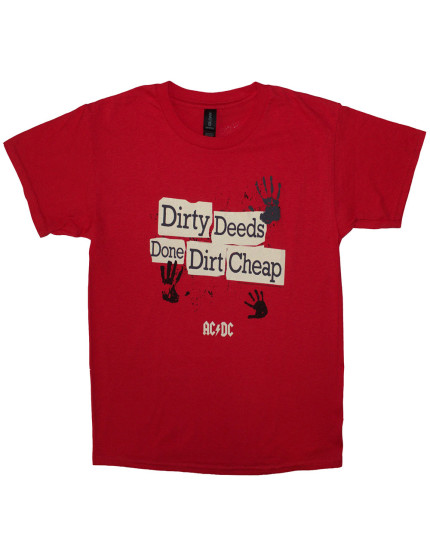 AC/DC - Dirty Deeds Done Dirt Cheap (Red) (dětské tričko) obrázok 1