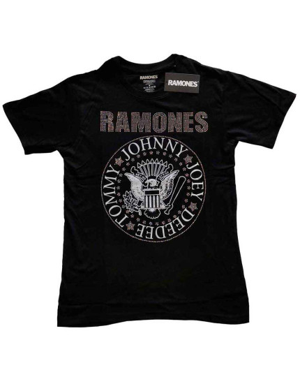 Ramones - Presidential Seal (Black) (Embellished) (dětské tričko) obrázok 1