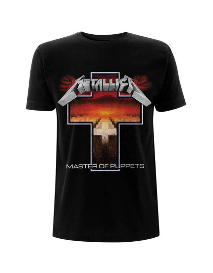 Metallica - Master of Puppets Cross (Black) (tričko) obrázok 1