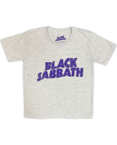 Black Sabbath - Wavy Logo (Heather Grey) (dětské tričko)