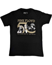 Pink Floyd - Band Photo and 50th Logo (Black) (tričko)