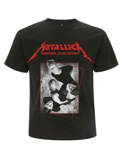 Metallica - Hardwired Band Concrete (Black) (tričko) obrázok 1