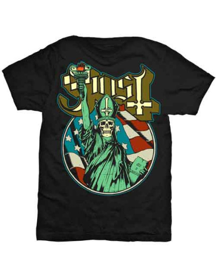 Ghost - Statue of Liberty (Black) (tričko) obrázok 1