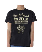 Motorhead - Deaf Not Blind (Black) (tričko)
