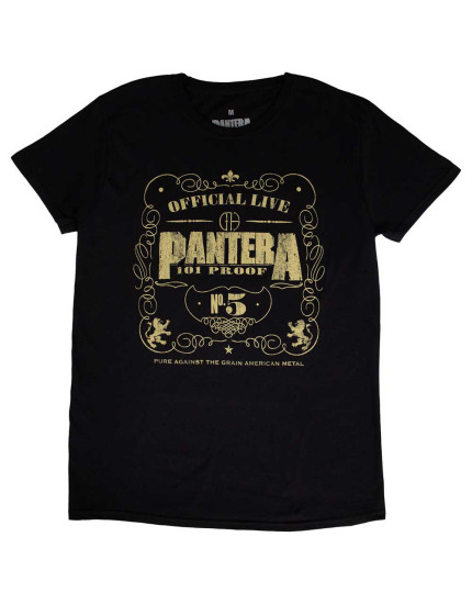 Pantera - 101 Proof (Black) (tričko) obrázok 1